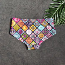 Load image into Gallery viewer, Marrakech Swim Trunks Briefs with Tile Design Hipster Sunga Shape