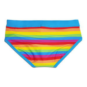 Brighton Rainbow Swim Trunks Speedos with Drawstring Pride Edition