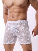 Load image into Gallery viewer, Hollywood Mesh Shorts Transparent Loungewear white