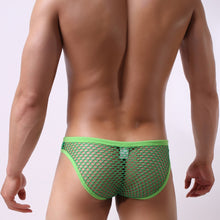 Load image into Gallery viewer, Meshy Net Underwear Briefs Neon Green