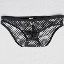 Load image into Gallery viewer, Meshy Net Underwear Briefs Black