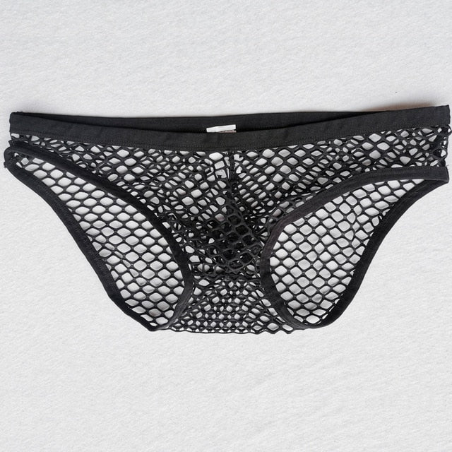 Meshy Net Underwear Briefs Black – MaverickSwim