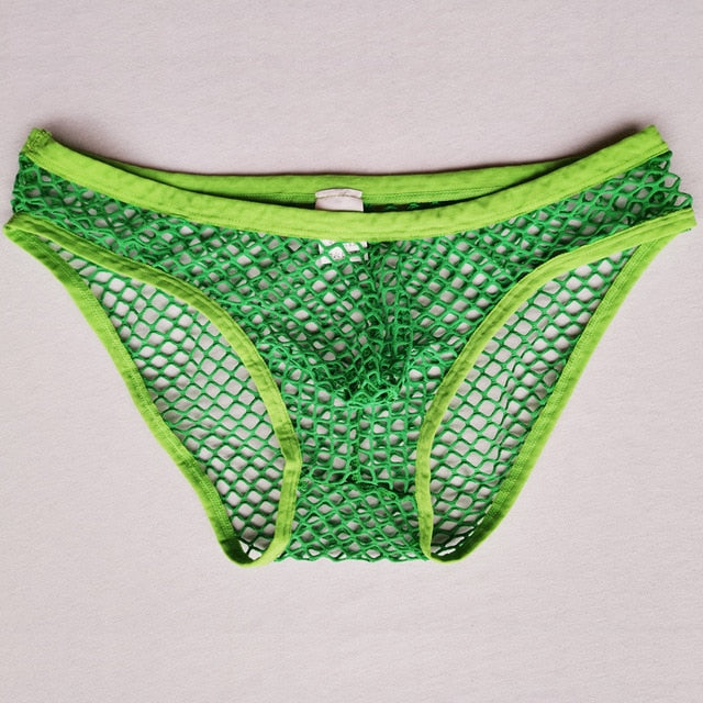 Meshy Net Underwear Briefs Neon Green – MaverickSwim