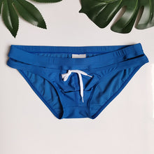 Load image into Gallery viewer, Bali Cut-Out Swim Briefs Blue