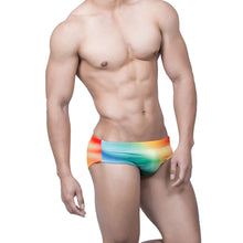 Load image into Gallery viewer, Rainbow Speedos Hipster Cut Low Waist