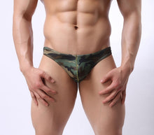 Load image into Gallery viewer, Rio String Tanga Thong Briefs Leopard